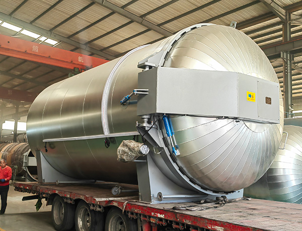 自动开门不锈钢材质硫化罐