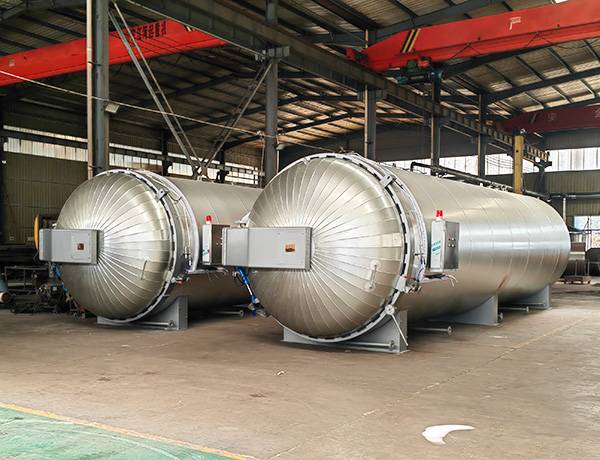 滚筒包胶单开门硫化罐